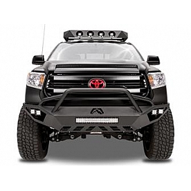 Fab Fours Bumper Vengeance 1-Piece Design Steel Black - TT14-D2852-1