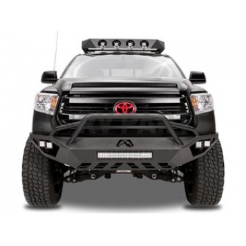 Fab Fours Bumper Vengeance 1-Piece Design Steel Black - TT14-D2852-1