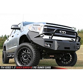 Fab Fours Bumper Premium 1-Piece Design Steel Black - TT14-H2852-1