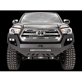 Fab Fours Bumper Vengeance 1-Piece Design Steel Black - TT16-D3651-1