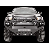 Fab Fours Bumper Vengeance 1-Piece Design Steel Black - TT16-D3652-1