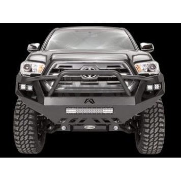 Fab Fours Bumper Vengeance 1-Piece Design Steel Black - TT16-D3652-1