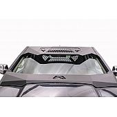 Fab Fours Windshield Frame Cover - Steel Black - VC4200-1
