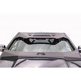 Fab Fours Windshield Frame Cover - Steel Black - VC4200-1