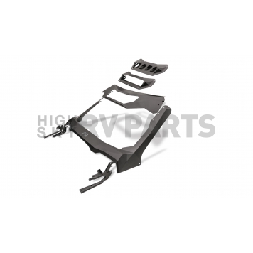 Fab Fours Windshield Frame Cover - Steel Bare - VC4500-1