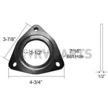 Nickson Exhaust Pipe Flange - 15051-1