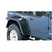 Bushwacker Fender Flare - Black Dura-Flex 2000 TPO Textured Plastic Matte Set Of 2 - 1005807