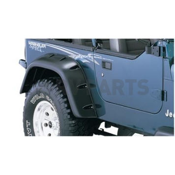Bushwacker Fender Flare - Black Dura-Flex 2000 TPO Textured Plastic Matte Set Of 2 - 1005807