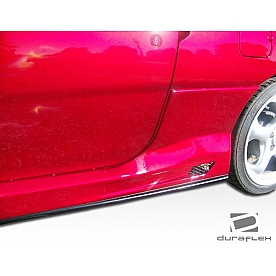 Extreme Dimensions Side Skirt - Primered Fiberglass Reinforced Plastic Black Set of 2 - 102467