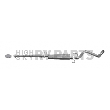 Gibson Exhaust Swept Side Cat Back System - 618802-1