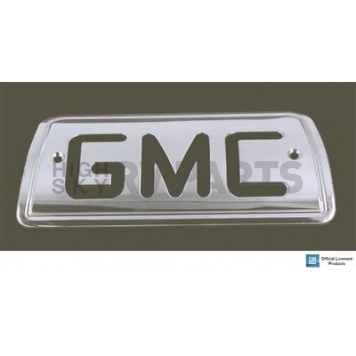 All Sales Center High Mount Stop Light Cover - Silver Brushed GMC Aluminum - 94007X