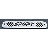 All Sales Center High Mount Stop Light Cover - Black Powder Coated Sport Aluminum - 44002K
