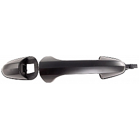 Help! By Dorman Exterior Door Handle - Plastic Black Single - 81590