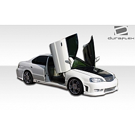 Extreme Dimensions Side Skirt - Primered Fiberglass Reinforced Plastic Black Set of 2 - 102054