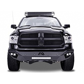Fab Fours Bumper Vengeance 1-Piece Design Steel Black - DR13D29511