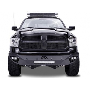 Fab Fours Bumper Vengeance 1-Piece Design Steel Black - DR13D29511