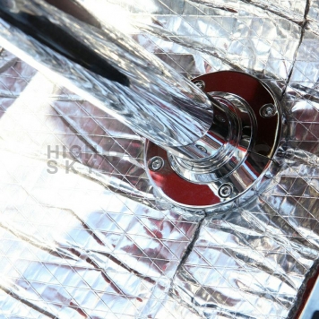 Vintage Parts Steering Column Mount - Chrome Plated Alloy Silver - 61661-1
