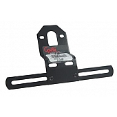 Grote Industries License Plate Bracket - Steel Black - 430225