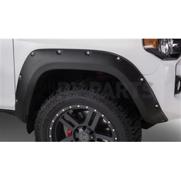 Bushwacker Fender Flare - Black Dura-Flex 2000 ABS Smooth Plastic Matte Set Of 2 - 3004502