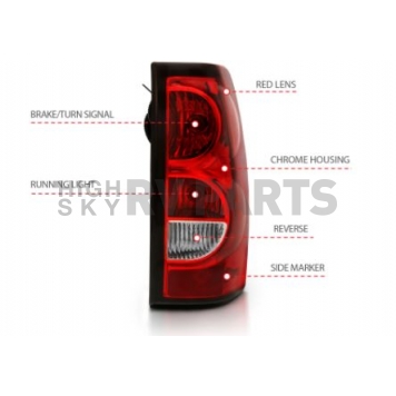 ANZO USA Tail Light Assembly 311302-3