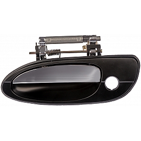 Help! By Dorman Exterior Door Handle - Plastic Silver/ Black Single - 80810