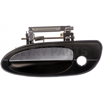 Help! By Dorman Exterior Door Handle - Plastic Silver/ Black Single - 80810