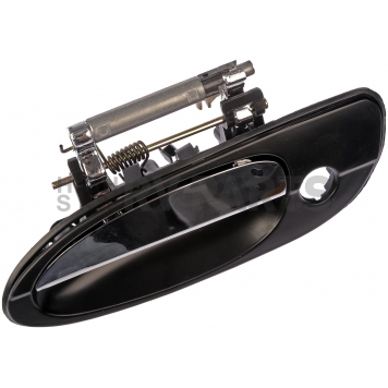 Help! By Dorman Exterior Door Handle - Plastic Silver/ Black Single - 80810-2