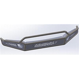 Go Industries Bumper Baja II 1-Piece Steel Black - 66621
