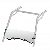 Kolpin Windshield - Half-Fixed Polycarbonate Clear - 2710