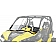 Kolpin Windshield - Half-Fixed Polycarbonate Clear - 2710