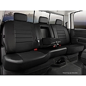 Fia Seat Cover Simulated Leather One Row - SL62-55 BLK/BLK