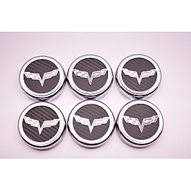 American Car Craft Fluid Cap Cover Set 043083BLU