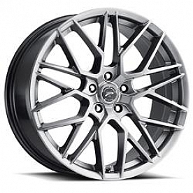 Ultra Wheel 459 Retribution - 17 x 8 Bright Graphite - 459-7843G+35