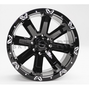 Fab Fours Wheel FF521 - 24 x 12 Black - 1710-24270B