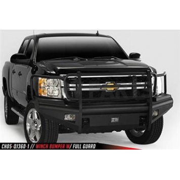 Fab Fours Bumper Premium 1-Piece Design Steel Black - CH05-Q1360-1