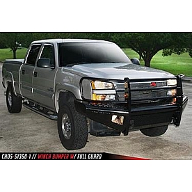Fab Fours Bumper 1-Piece Design Steel Black - CH05-S1360-1