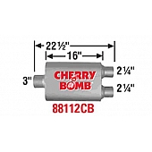 Cherry Bomb Vortex Exhaust Muffler - 88112CB