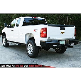 Fab Fours Bumper 1-Piece Design Steel Black - CH08-T1450-1