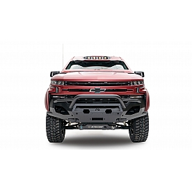Fab Fours Bumper Vengeance 1-Piece Design Steel Black - CH15-X2751-1