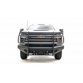 Fab Fours Bumper Premium 1-Piece Design Steel Black - CH20-Q4960-1