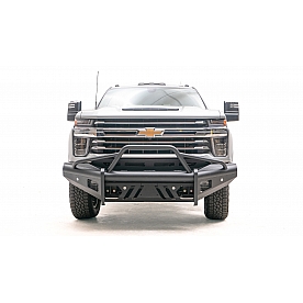 Fab Fours Bumper Premium 1-Piece Design Steel Black - CH20-Q4962-1