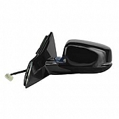 K-Source Exterior Mirror Electric Rectangular Black Single - 63604H