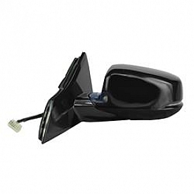 K-Source Exterior Mirror Electric Rectangular Black Single - 63604H