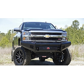 Fab Fours Bumper 1-Piece Design Steel Black - CH20-S4961-1