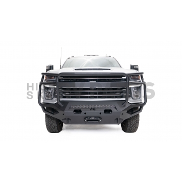 Fab Fours Bumper Vengeance 1-Piece Design Steel Black - CH20-X4950-1