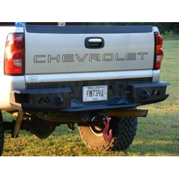 Fab Fours Bumper Premium 1-Piece Design Steel Black - CH99-W1250-1