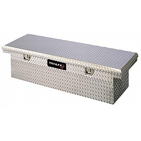 TrailFX Tool Box - Crossover 16 Gauge Aluminum 7.2 Cubic Feet Angled - 120601