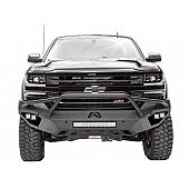 Fab Fours Bumper Vengeance 1-Piece Design Steel Black - CS16-D3852-1
