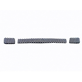 Street Scene Bumper Grille Insert Mesh Chrome Plated Silver Steel - 95078149