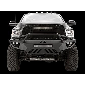 Fab Fours Bumper Vengeance 1-Piece Design Steel Black - DR10-V2952-1